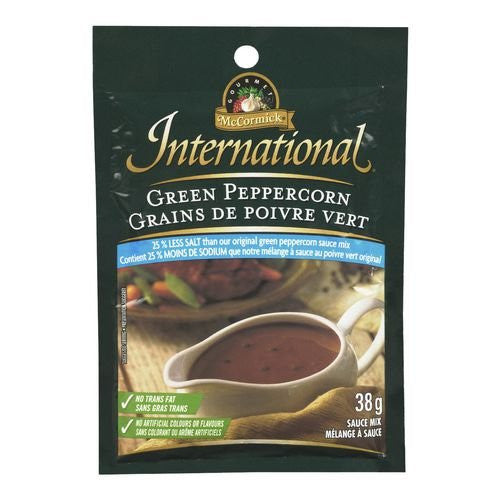 McCormick International Sauce Mix, Green Peppercorn, 38 Grams/1.3 Ounces