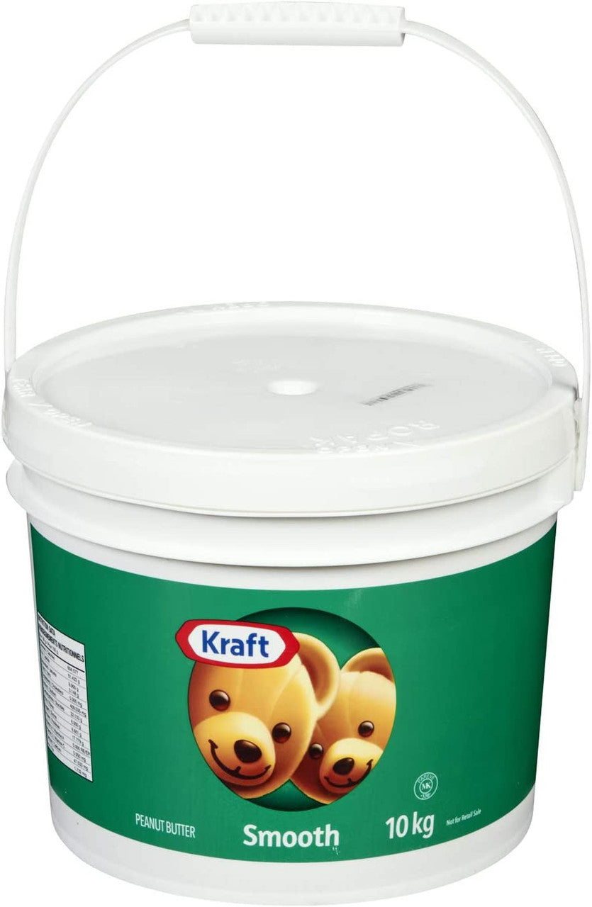 Kraft Peanut Butter Smooth 10kg/22.05 Pounds {Imported from Canada}