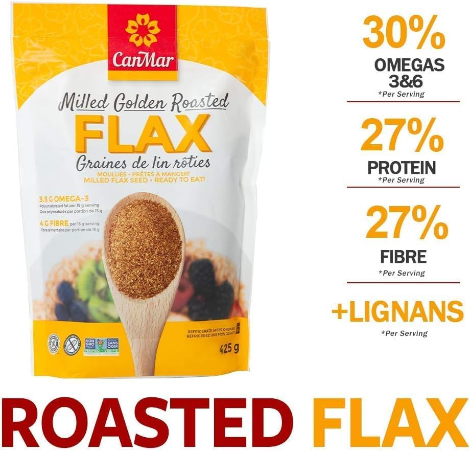 CanMar Golden Roasted Flax Seeds facts