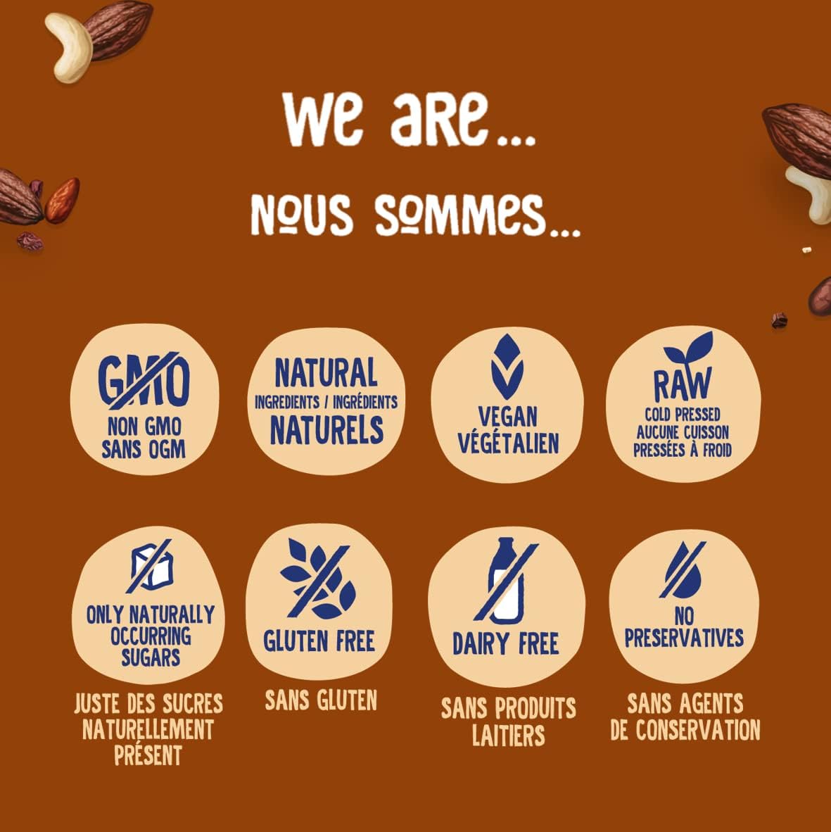 Nakd. Cocoa Delight Raw Fruit & Nut Bars, 4 x 35g, 140g/5 oz. Box