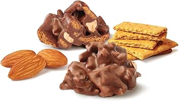 OMG! Milk Chocolate Almond & Toffee Clusters, Milk Choc, Almonds, Toffee 300g