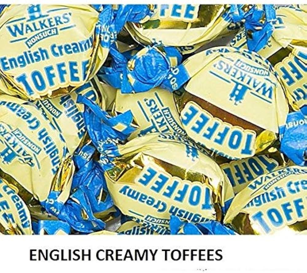 Walker's Nonsuch English Creamy Toffees, 150g/5.3 oz., Bag, toffees in bulk.