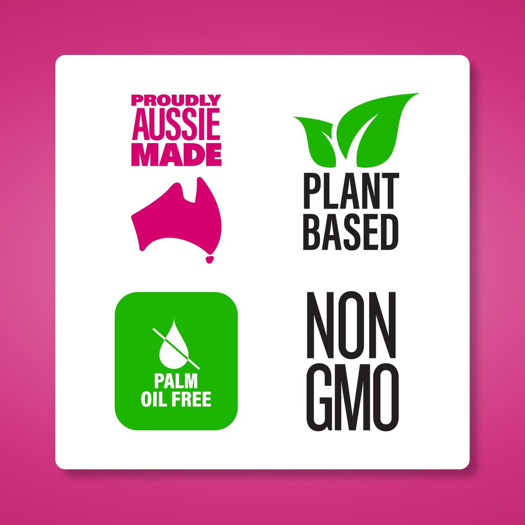 Darrell Lea Soft Australian Plant Based Licorice, Original Flavor, 200g, certification labels.