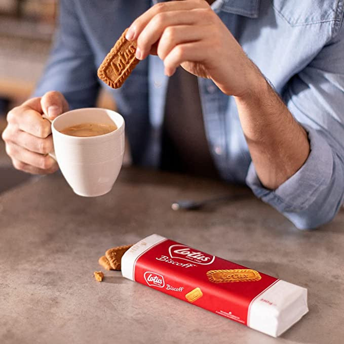 Lotus Biscoff Caramelized Biscuit Cookies, 250g/8.75 oz., {Imported from Canada}