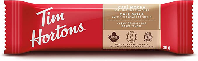 Tim Hortons Café Mocha Granola Bars, 150g/5.25 oz., {Imported from Canada}