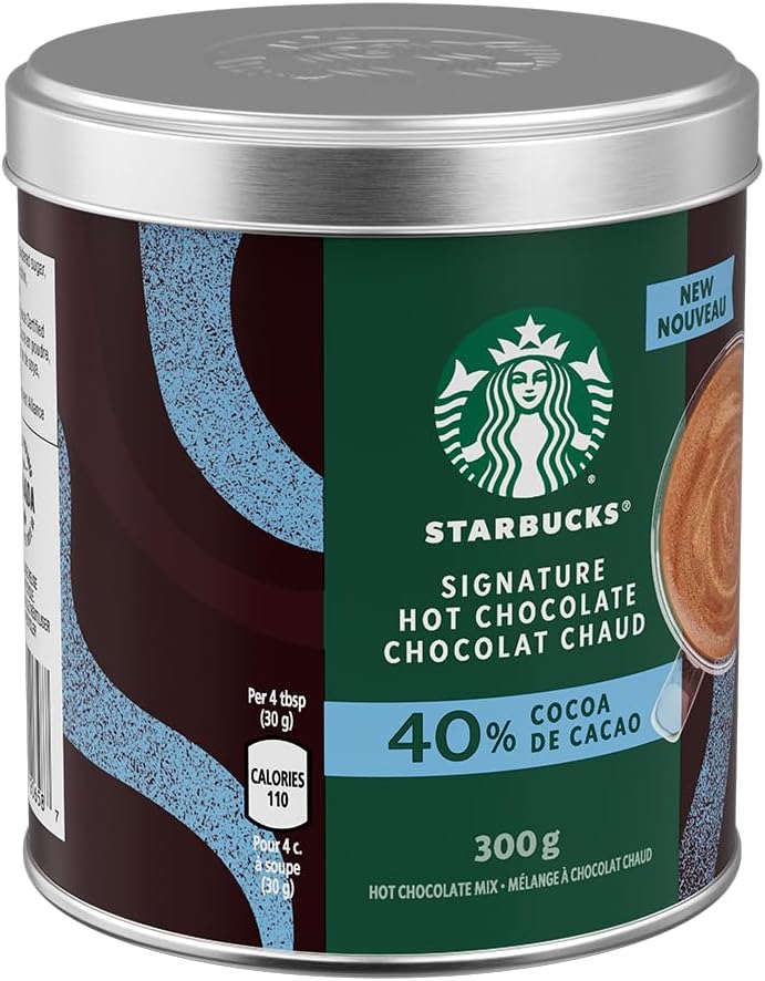 Starbucks Signature Hot Chocolate Mix, 40% Cocoa, 300g/10.5 oz