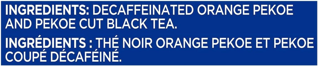 Lipton Relax Decaf Black Tea Ingredients