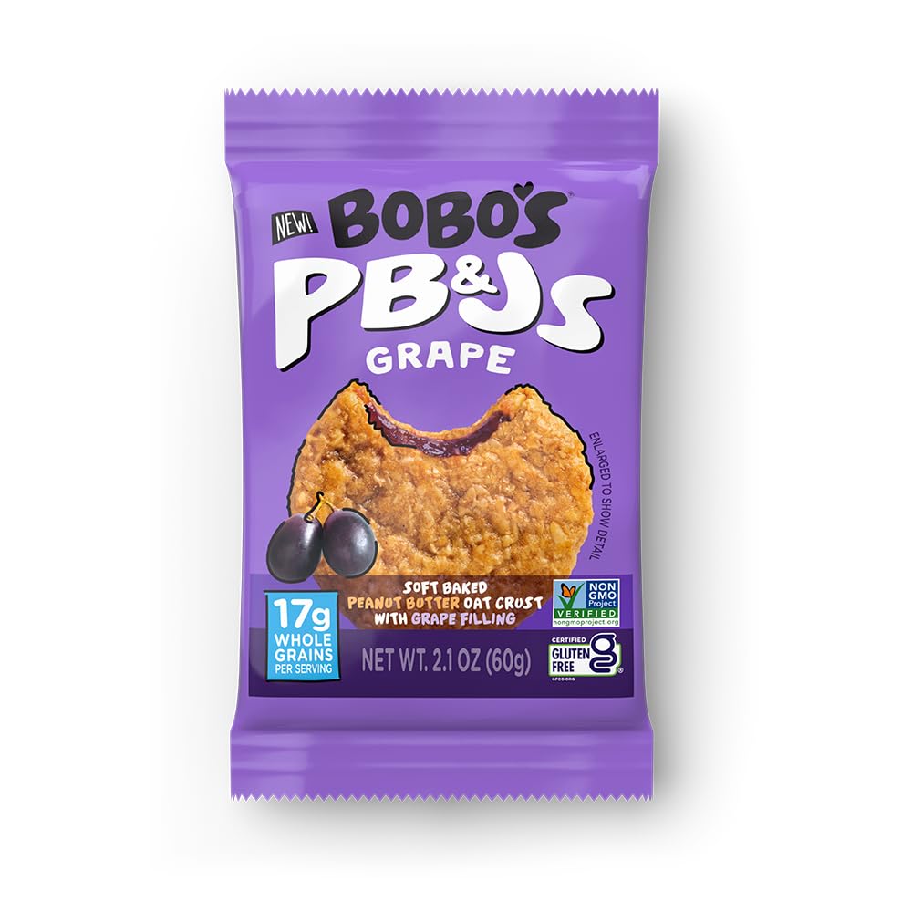 Bobo's PB&J's Oat Snack, Variety Pack, 1.2kg/2.6 lb