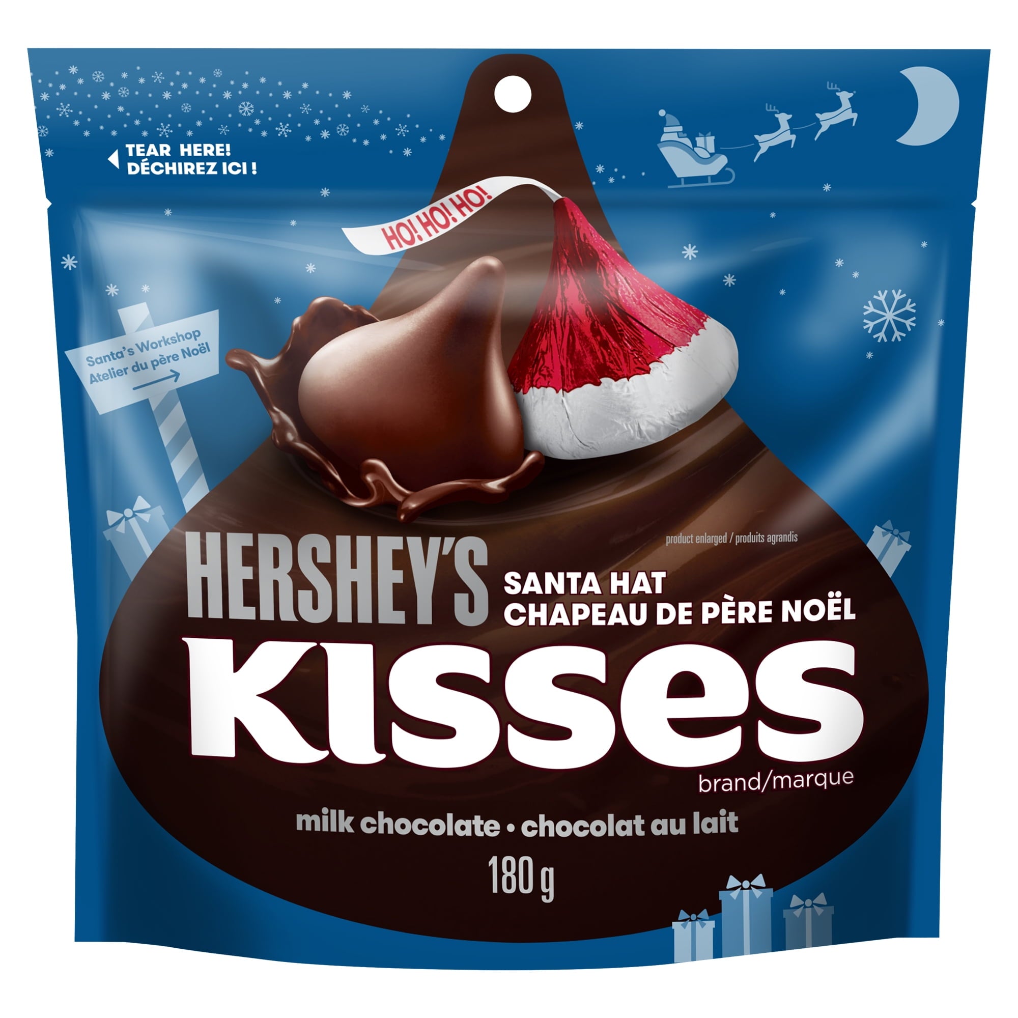 Hershey's Santa Hat Kisses, 180g/6.3 oz. Bag
