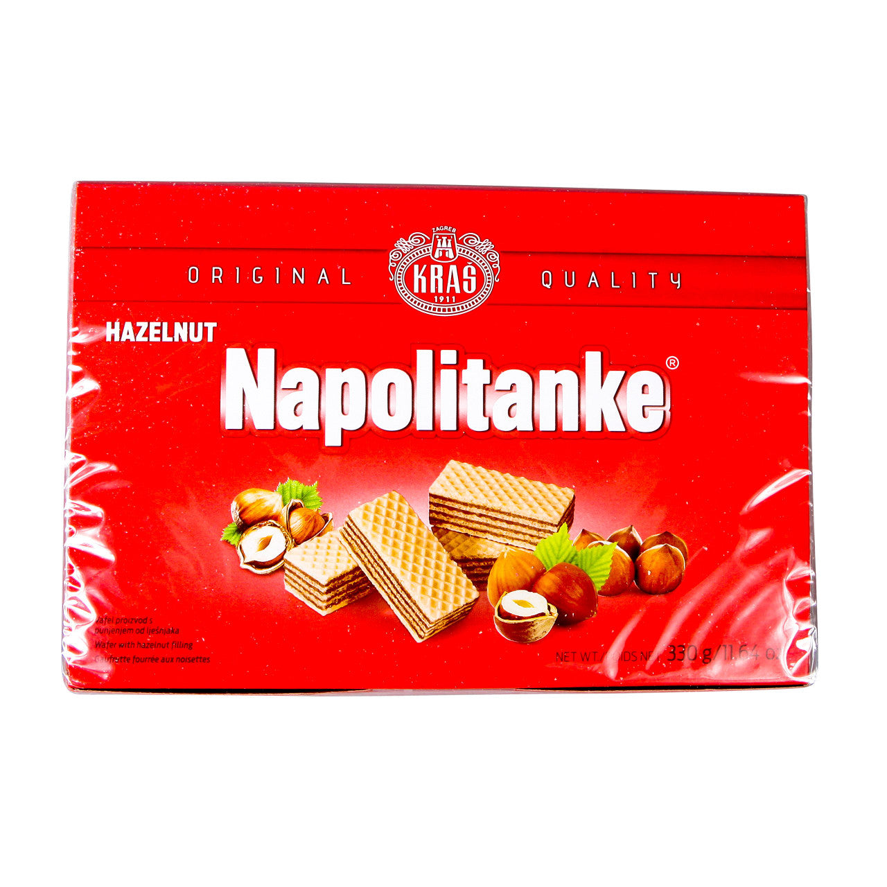 Napolitanke Hazelnut Wafers 330g/11.6oz {Imported from Canada}