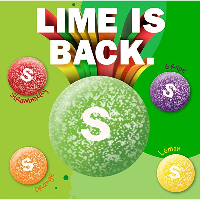 Skittles Sours Chewy Fruit Candy 51g x 24pk {Imported from Canada}