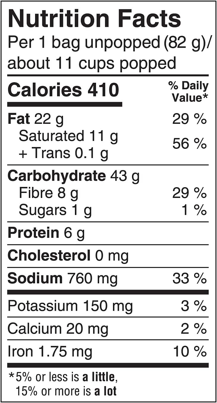 Orville Redenbacher Popcorn, Microwave Extra Buttery, Popping Corn Bags, 18pk, 1.47kg/3.2 lb