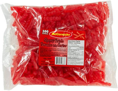 McCormicks Cherry Twists Gummies  1.8kg/63.49oz {Imported From Canada}