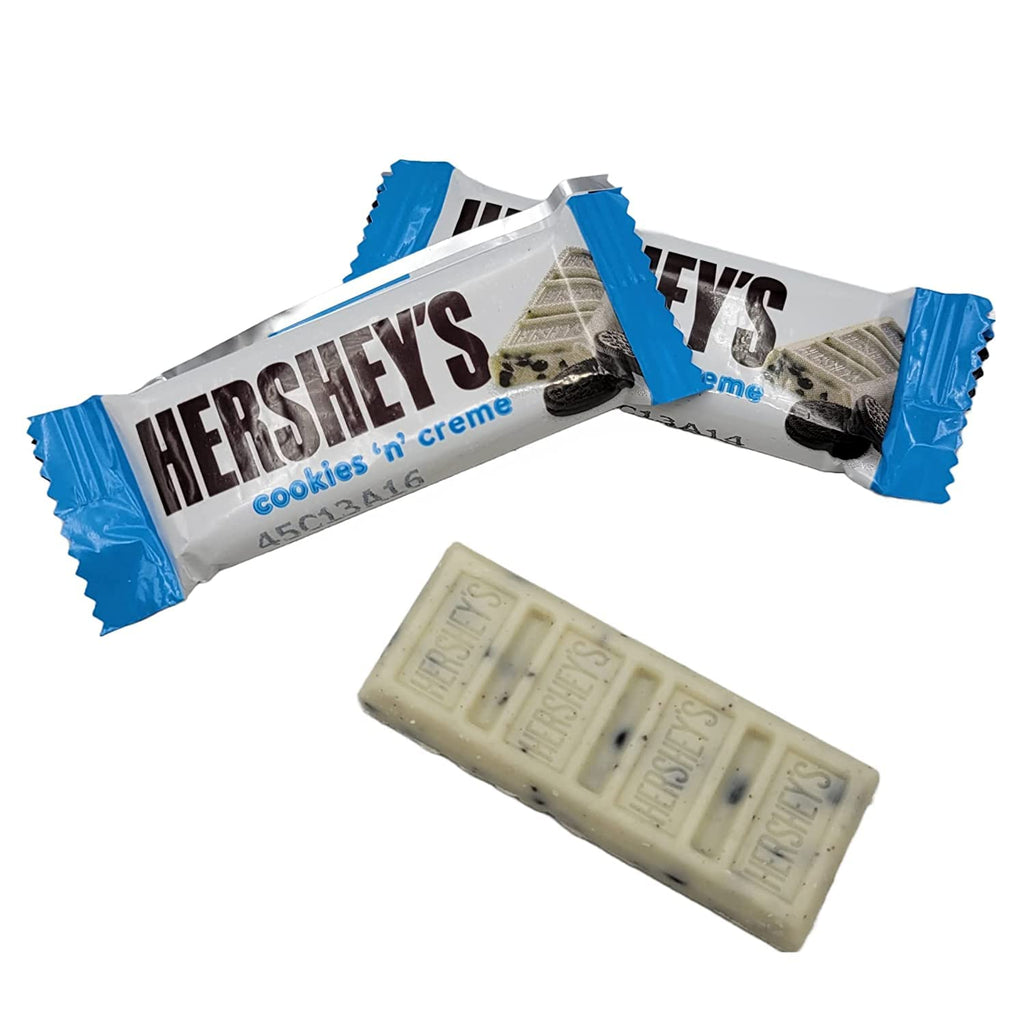 Hershey's Snack-Size Chocolate Bars, Cookies 'N' Creme, 25ct, 318g/11.2 oz., Bag