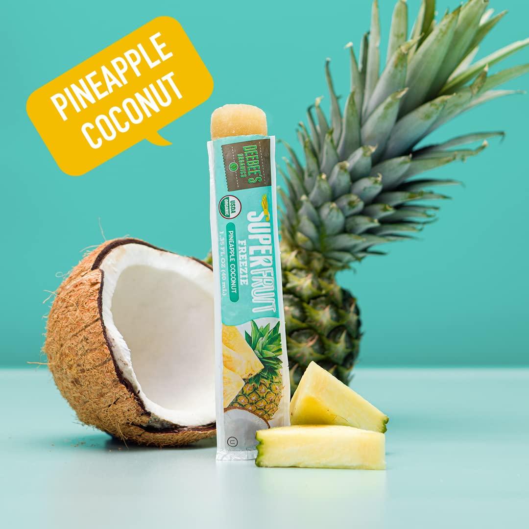 DeeBees Organic Superfruit Freezies, Tropical Flavors, 10 x 40ml/1.4 fl. oz.