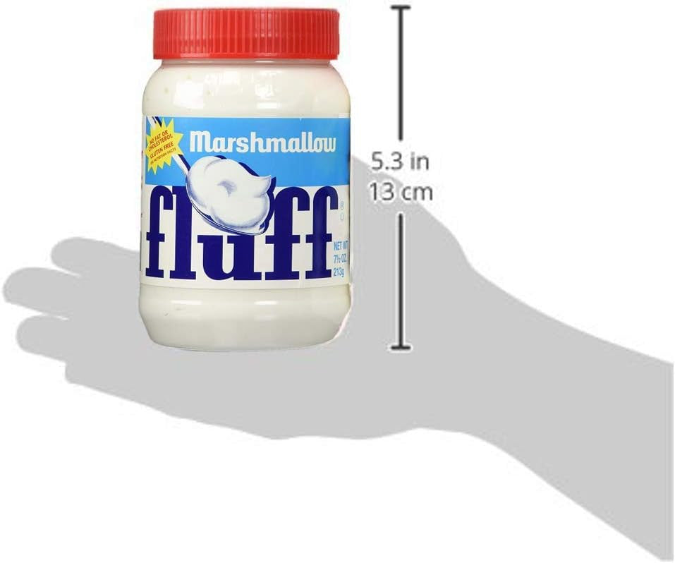 Durkee Marshmallow Fluff, Gluten Free, 213g/7.5 oz. Jar, {Imported from Canada}