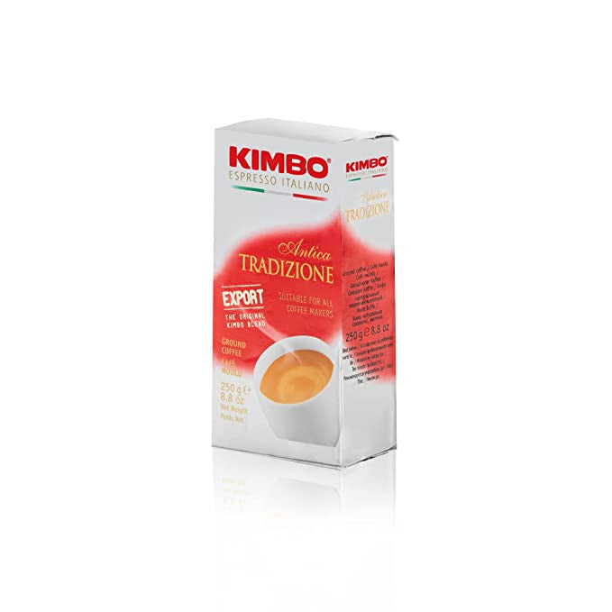 Kimbo Antica Tradizione Espresso Italiano, ground coffee, 250g/8.8 oz. {Imported from Canada}