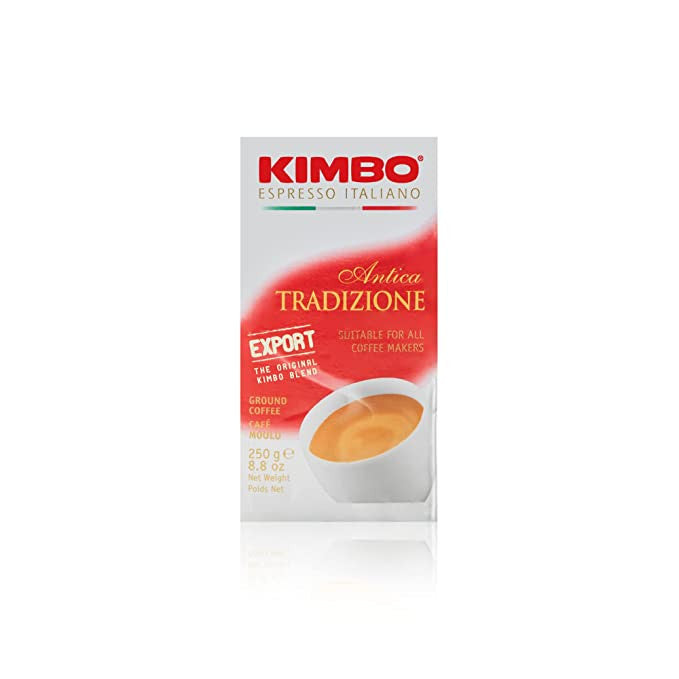 Kimbo Antica Tradizione Espresso Italiano, ground coffee, 250g/8.8 oz. {Imported from Canada}