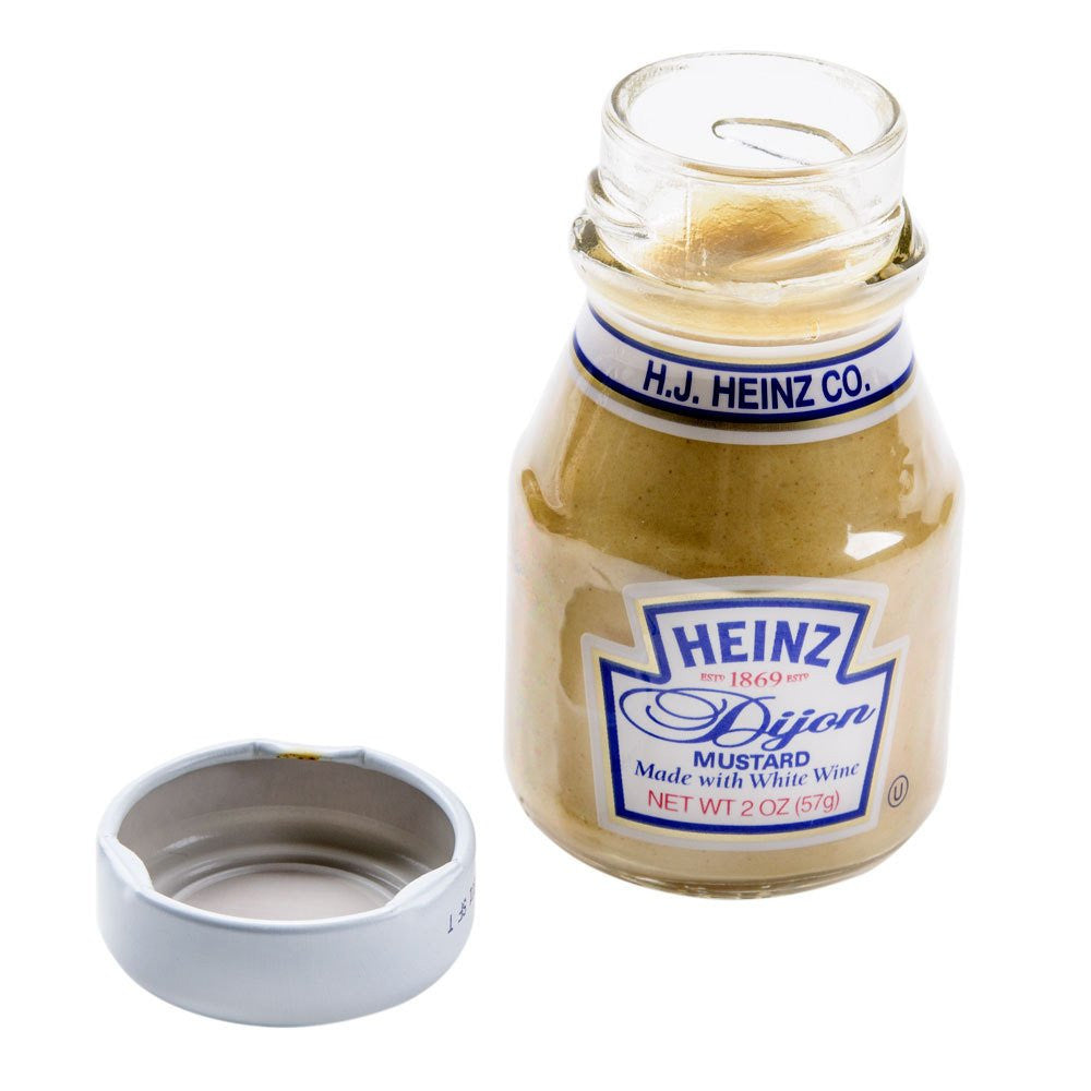 Heinz Dijon Mustard, 56ml/1.9 fl. oz., Single Serve Bottles, 60 Count, {Imported from Canada}