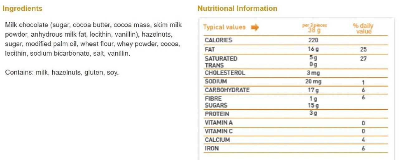 Ferrero Rocher Fine Hazelnut Chocolate Pralines, 37g/1.3 oz. {Imported from Canada}