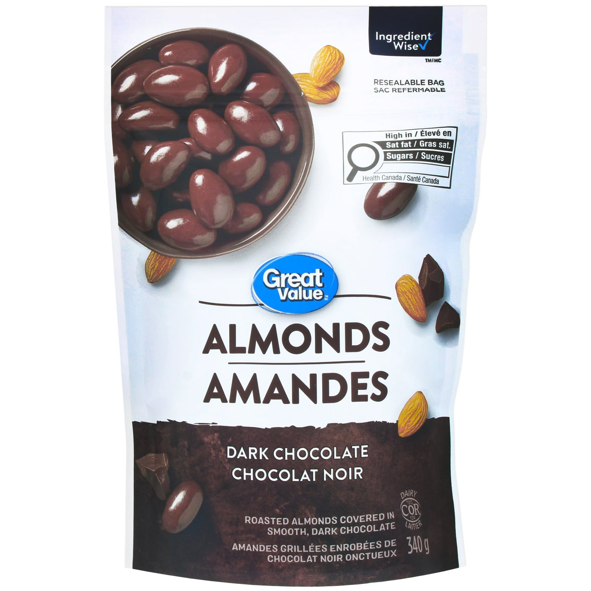 Great Value Dark Chocolate Almonds