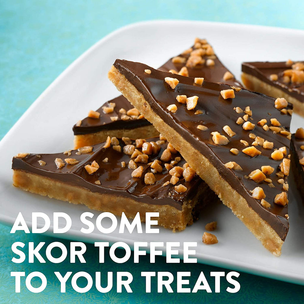 Harlan's Crushed Skor Stir-In, 2.26kg/79.7 lbs., Box, skor toffee treats.