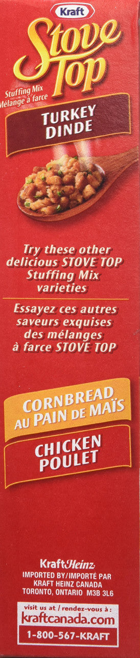 Kraft, Stove Top Stuffing Mix, Turkey, 120g/4.2oz., {Imported from Canada}