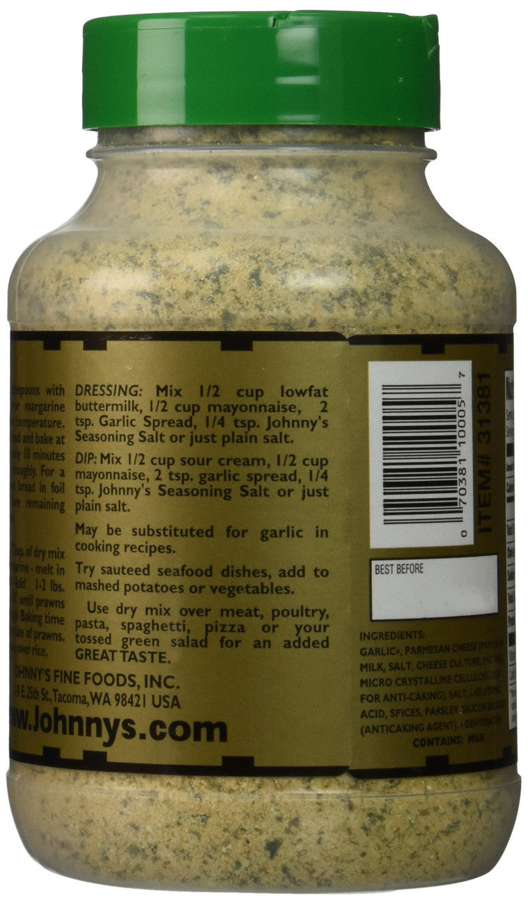 Johnny's Garlic Spread & Seasoning, 510g/18oz (4pk) {Imported from Canada}