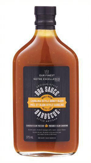 Our Finest Artisan-Style BBQ Sauce, Carolina-Style Honey Dijon, 375mL/13 fl. oz. {Imported from Canada}