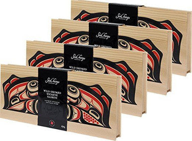 SeaChange Smoked Sockeye Salmon 4x 454gr/16 oz {Imported from Canada}
