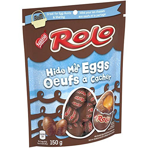 Nestle Rolo Easter Hide Me Chocolate Eggs, 150g/5.3oz,(Imported from Canada)