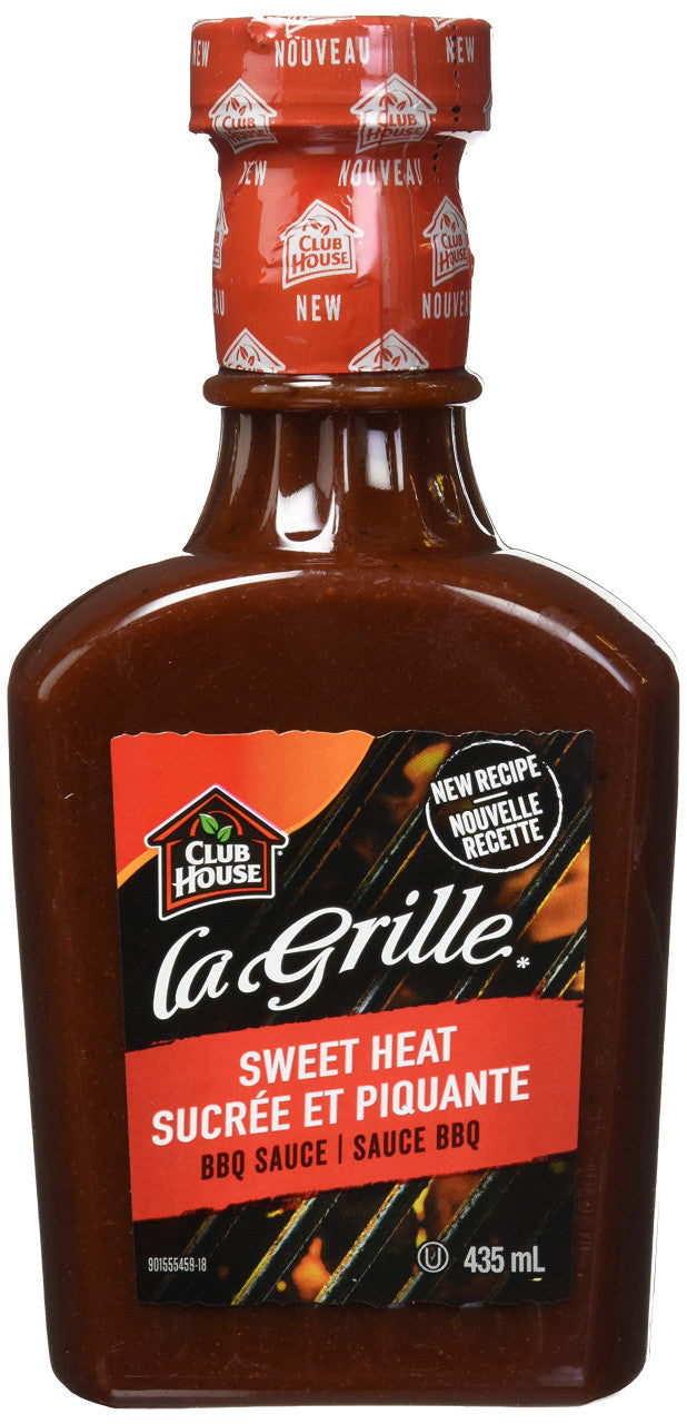 Club House La Grille, Sweet Heat, BBQ Sauce, 435ml/14.7oz.,{Imported from Canada}