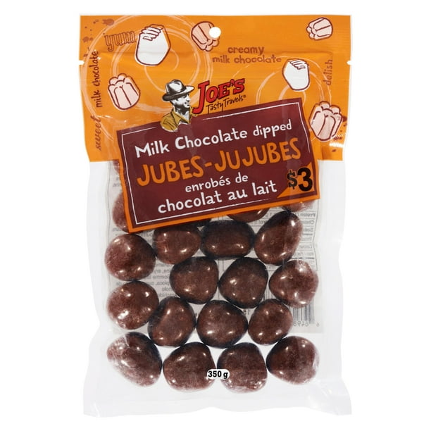 Joe's Tasty Travels Milk Chocolate Dipped Jubes, 350g/12.25 oz