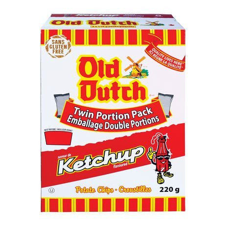 Old Dutch Ketchup Chips - 220g Box {Imported from Canada}