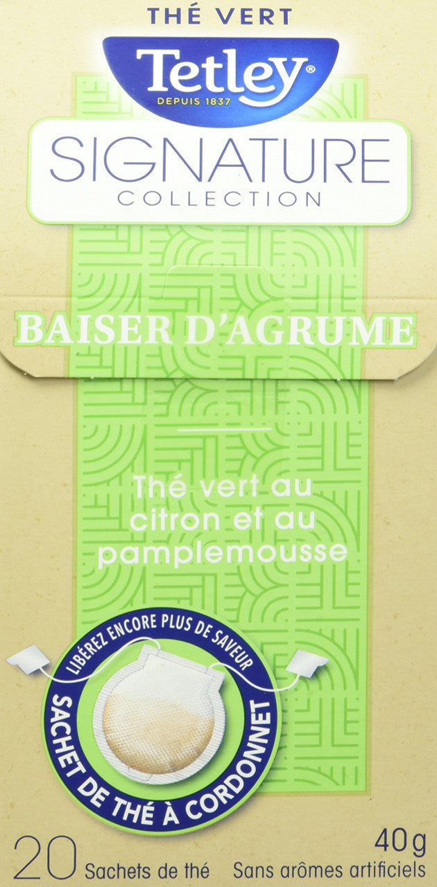 Tetley Tea Signature Collection - Citrus Kiss -  (20pk) {Imported from Canada}