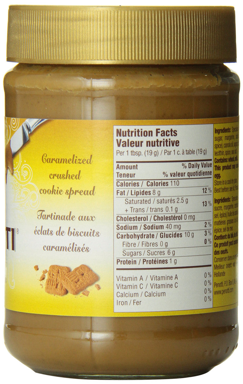 Penotti Cookie Notti, Speculoos Spread, 400g/14.1 oz. {Imported from Canada}