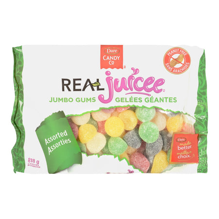 Dare Real Juicee Assorted Jumbo Gums, 818g/1.8lbs., {Imported from Canada}