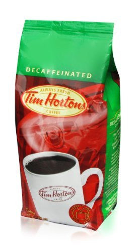 Tim Hortons Fine Ground Coffee, Swiss Decaffeinated, 340g/12oz - 6 Pack