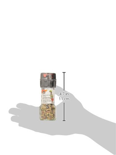 Club House, Herbs & Spices, Peppercorn Medley Seasoning, Grinder, 24g, (Imported from Canada)