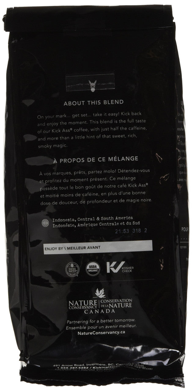 Kicking Horse  Whole Bean Organic Coffee, "Half Ass" 1lb  {Canadian}