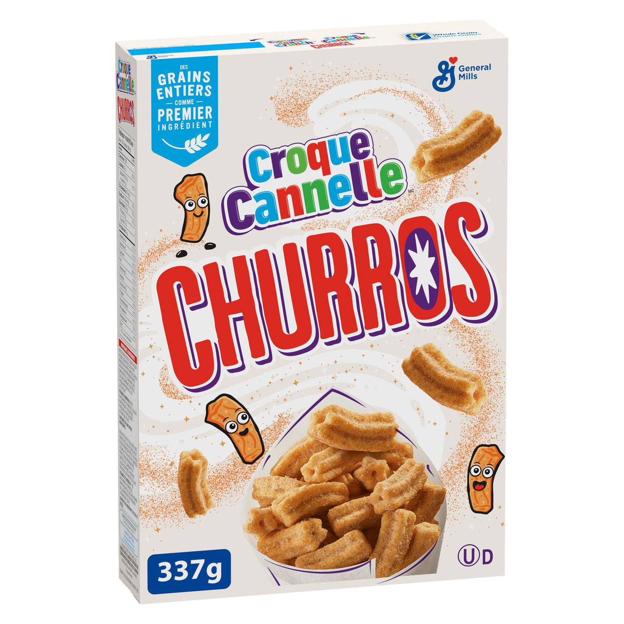 Cinnamon Toast Crunch Churros Cereal, 337g/11.9 oz., {Imported from Canada}