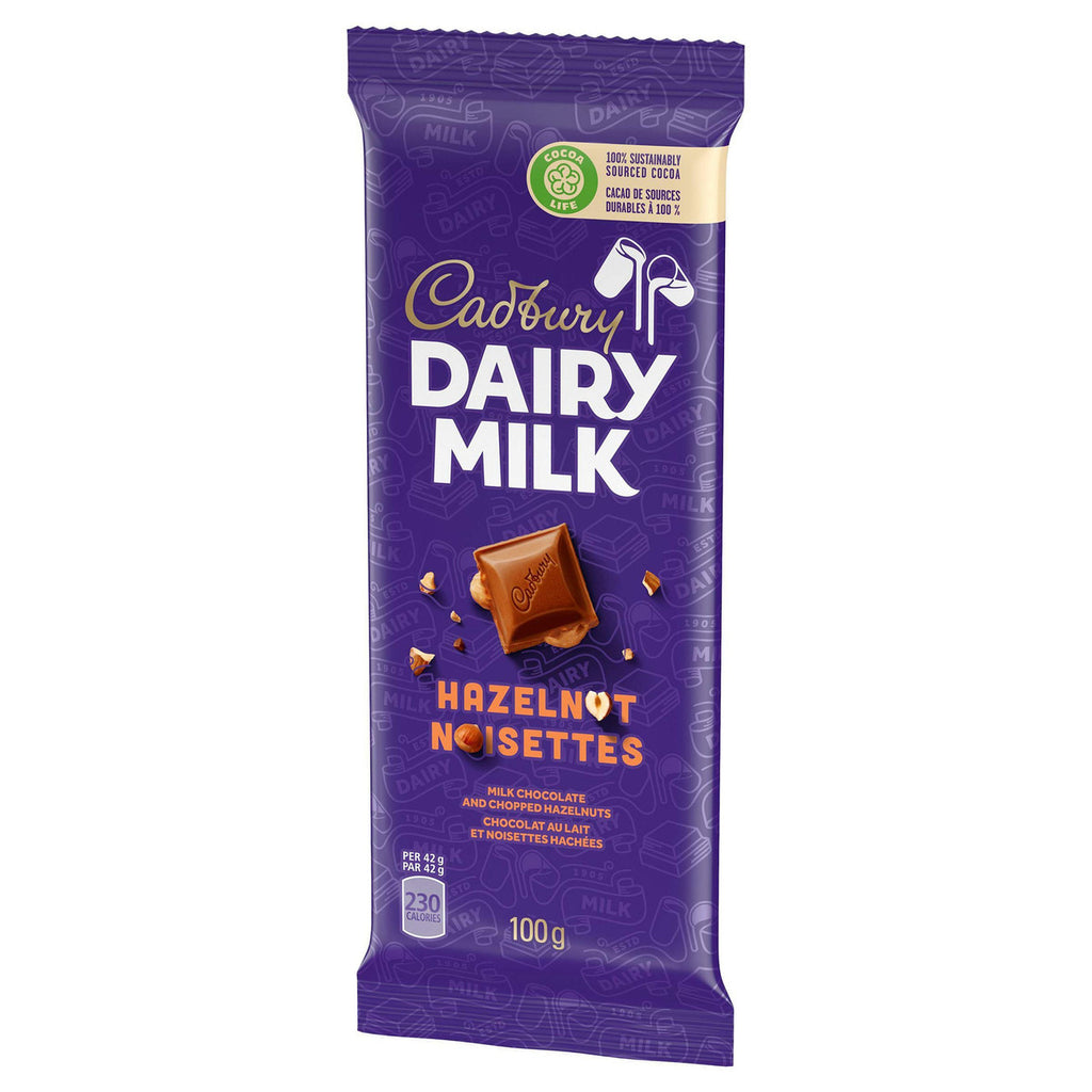 Cadbury Dairy Milk Hazelnut Chocolate, 100g 