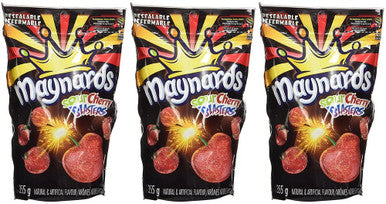 Maynards Sour Cherry Blasters Candy, 355g/12.5 oz. per pack (3 Pk) {Imported from Canada}