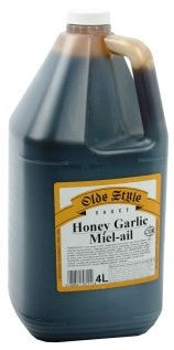 Olde Style Honey Garlic Sauce, 4 litre/1.1 Gallon Jug, {Imported from Canada}