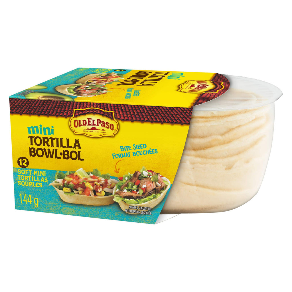 Old El Paso Mini Tortilla Bowls, 144g/5.1 oz., {Imported from Canada}