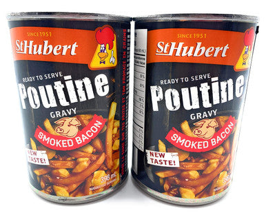 St Hubert Smoked Bacon Poutine Gravy, 398ml/13.5 fl. oz., Cans (2pk) {Imported from Canada}