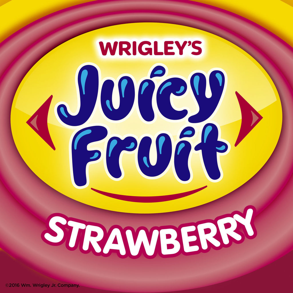 Juicy Fruit Fruity Chews Gum, Strawberry, 40 Count {Imported from Canada}