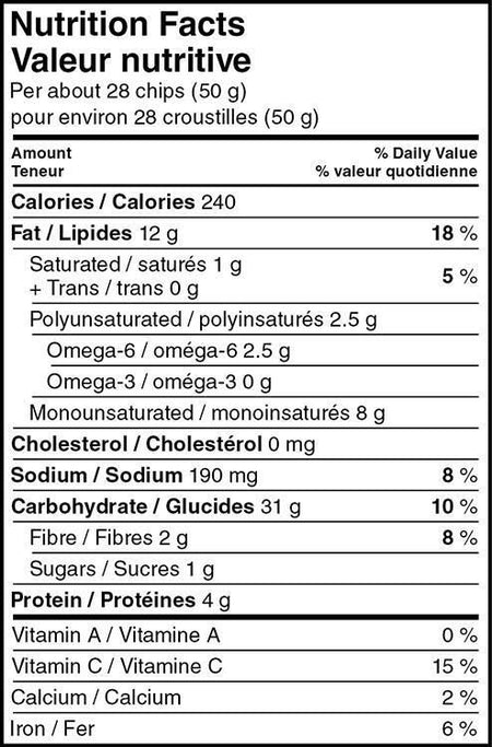 Great Value Black Pepper & Lime Kettle Cooked Potato Chips 180g/6.3oz. {Imported from Canada}