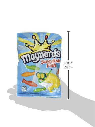 Maynards Swedish Fish Gummy Candy, 185g/6.5oz., 9pk, {Imported from Canada}