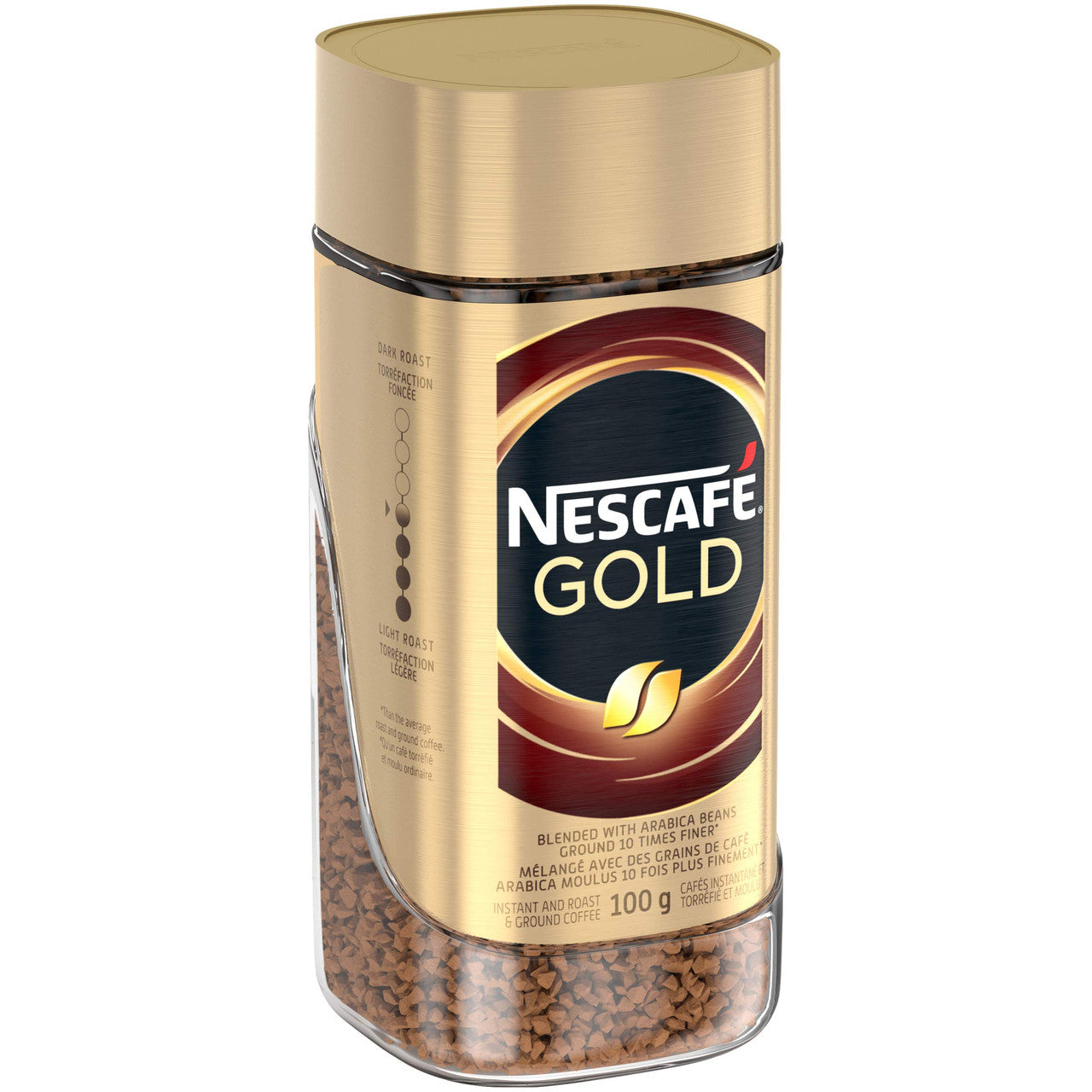 NESCAFE Gold Instant & Roast & Ground Coffee, 100g/3.5oz., Jar, {Imported from Canada}